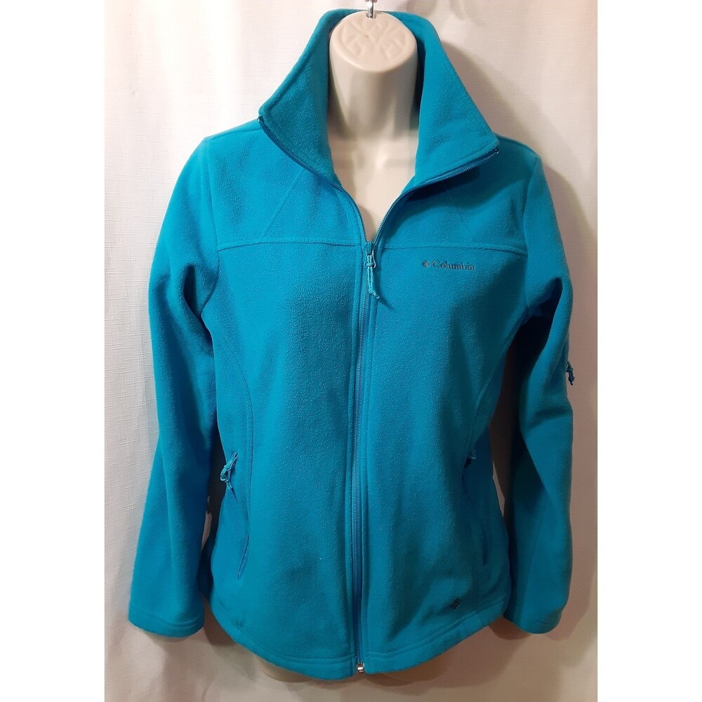 Columbia Fleece Warm Zip Up Jacket Ladies Size Small